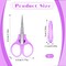 3Pcs Small Scissors All Purpose Craft Scissors Stainless Steel Scissors with Protective Cover Mini Detail Craft Scissors Precision Straight Fine Tips Design for Paper Cutting,Scrapbooking